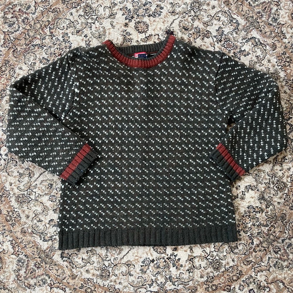 VINTAGE Free People Wool Sweater Men’s Size Large Warm Winter Homestead Western